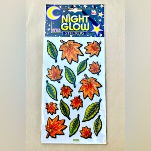 Vintage Twin Seven Glow In the Dark ‘Night Glow Leaves’ Sticker Sheet